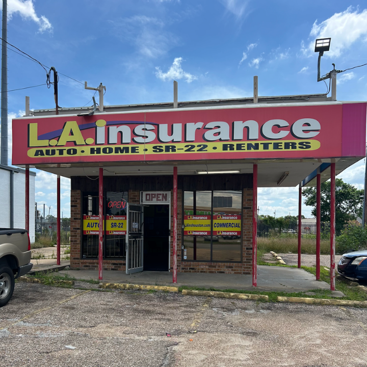 Exterior of the L.A. Insurance located at 5771 Cullen Blvd in TX 