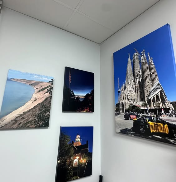 John has added some of his travel photography to the office walls! Stop by the office when you’re taking care of your insurance and check out the beautiful scenes he’s captured along the way. You might just find a new favorite view!