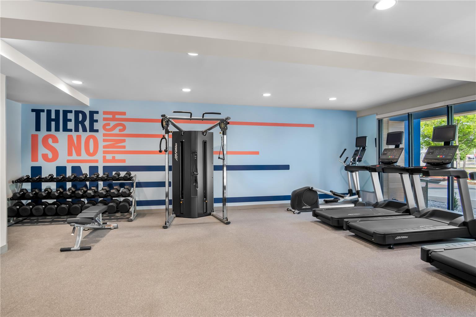 Health club fitness center gym