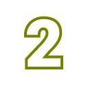 Number 2 icon.