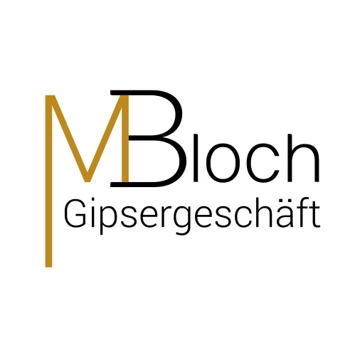 M. Bloch Gipsergeschäft Logo