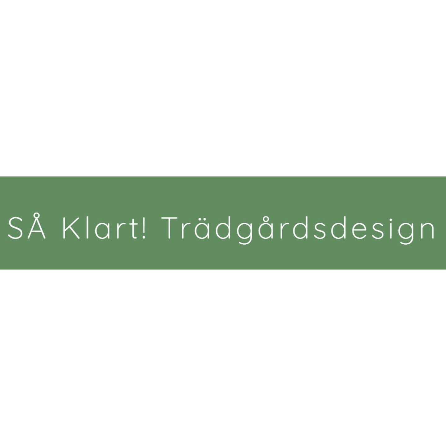 SÅ Klart! Trädgårdsdesign Logo