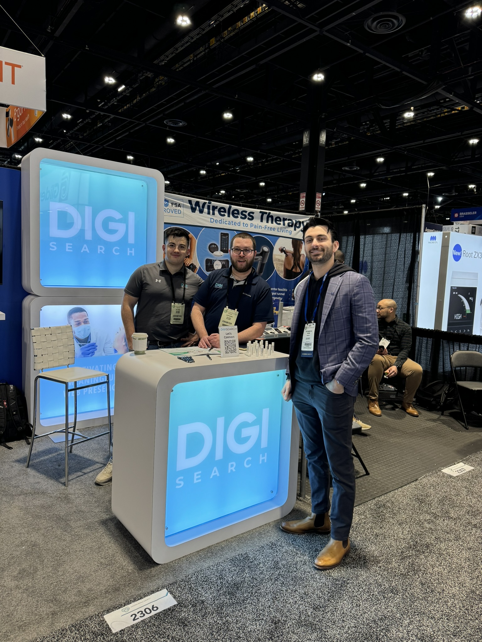 The DIGI Search booth at the 2025 Chicago Midwinter Meeting