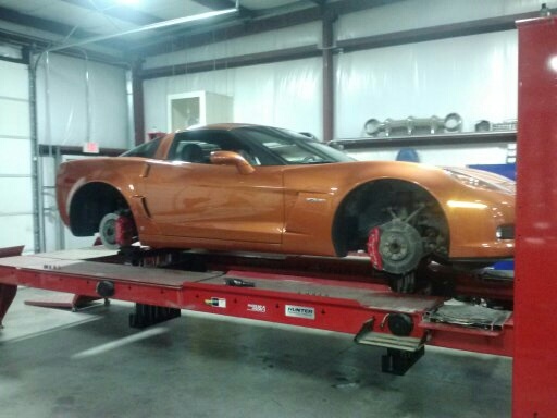Need new tires for your Corvette?  We are equipped with State of the art Hunter alignment tire and b 