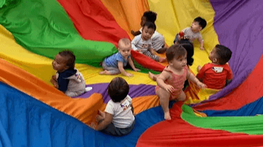 Step into a bright play space where your child is free to explore at their own pace. Gymboree’s play spaces in Cypress are thoughtfully arranged to help babies, toddlers, and preschoolers try new things with confidence.