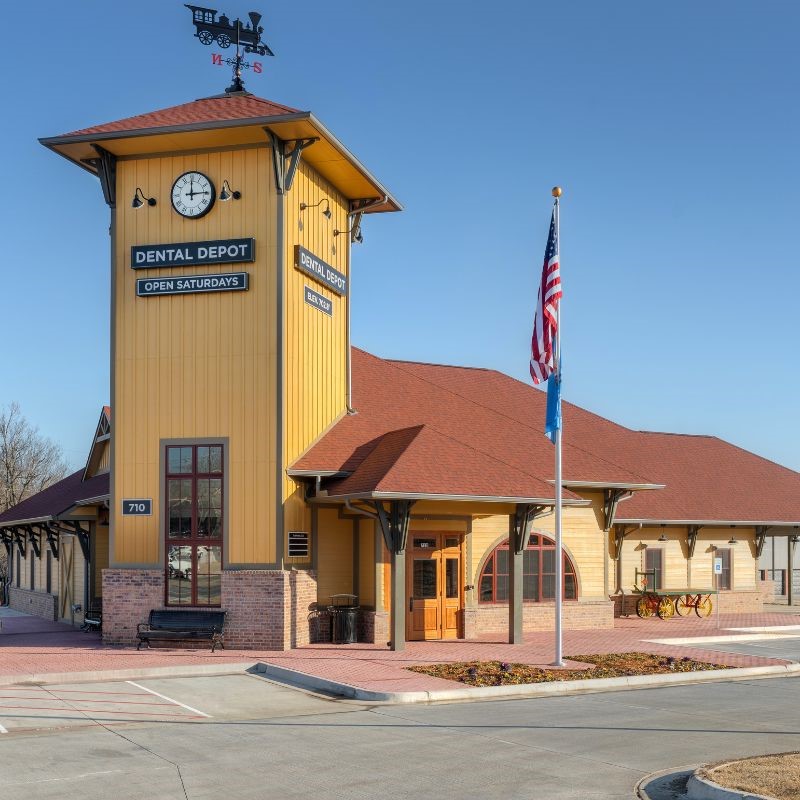 Dental Depot's office at Tulsa Hills is our fifth dental office in the Tulsa metro, and 23rd office company-wide. Located at 710 W. 71st Street South in Tulsa, this location our first office in the area west of the Arkansas River, right outside of Tulsa Hills Shopping Center.