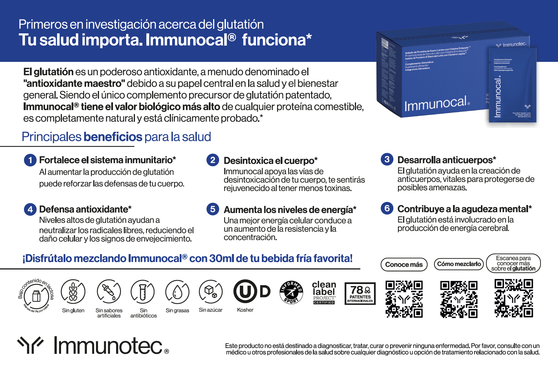 Images Glutation y salud con Immunocal® | Distribuidor Online