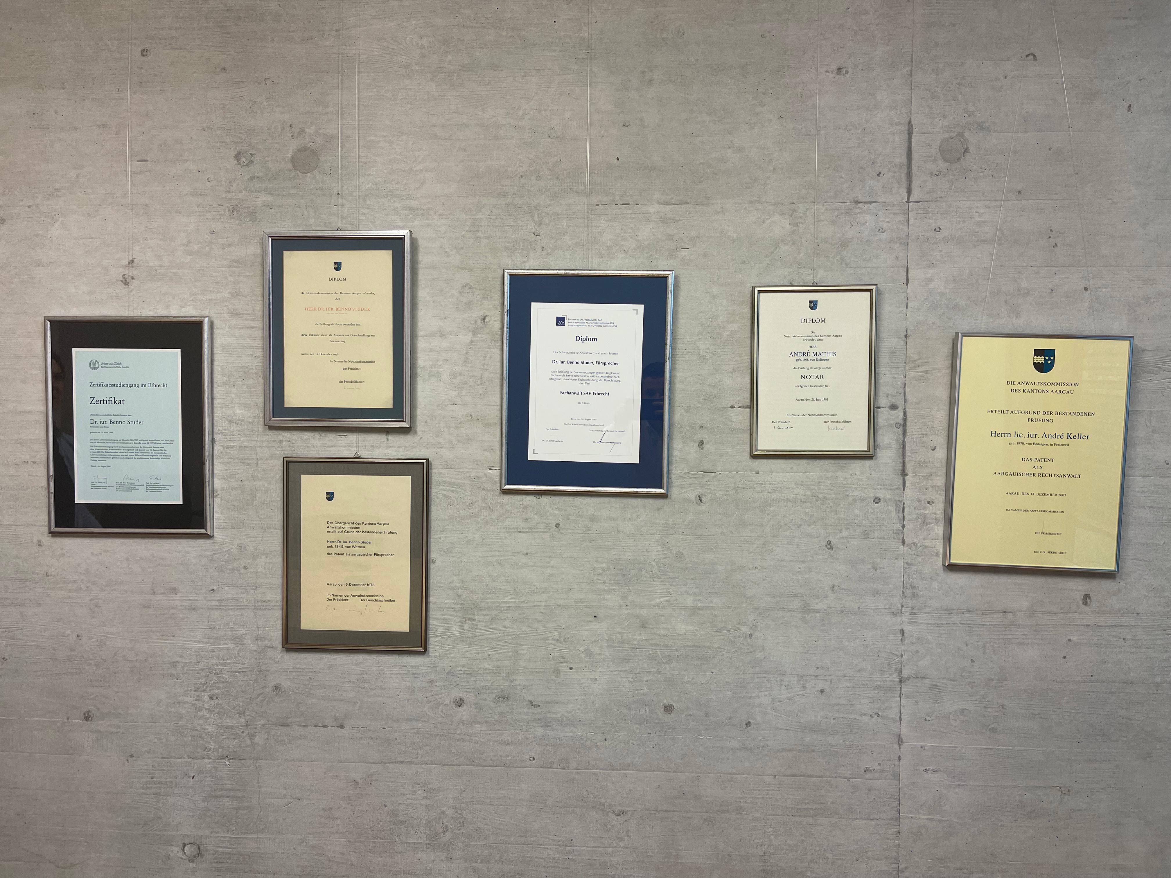 STUDER ANWÄLTE UND NOTARE AG, Bahnhofplatz 1 in Frick