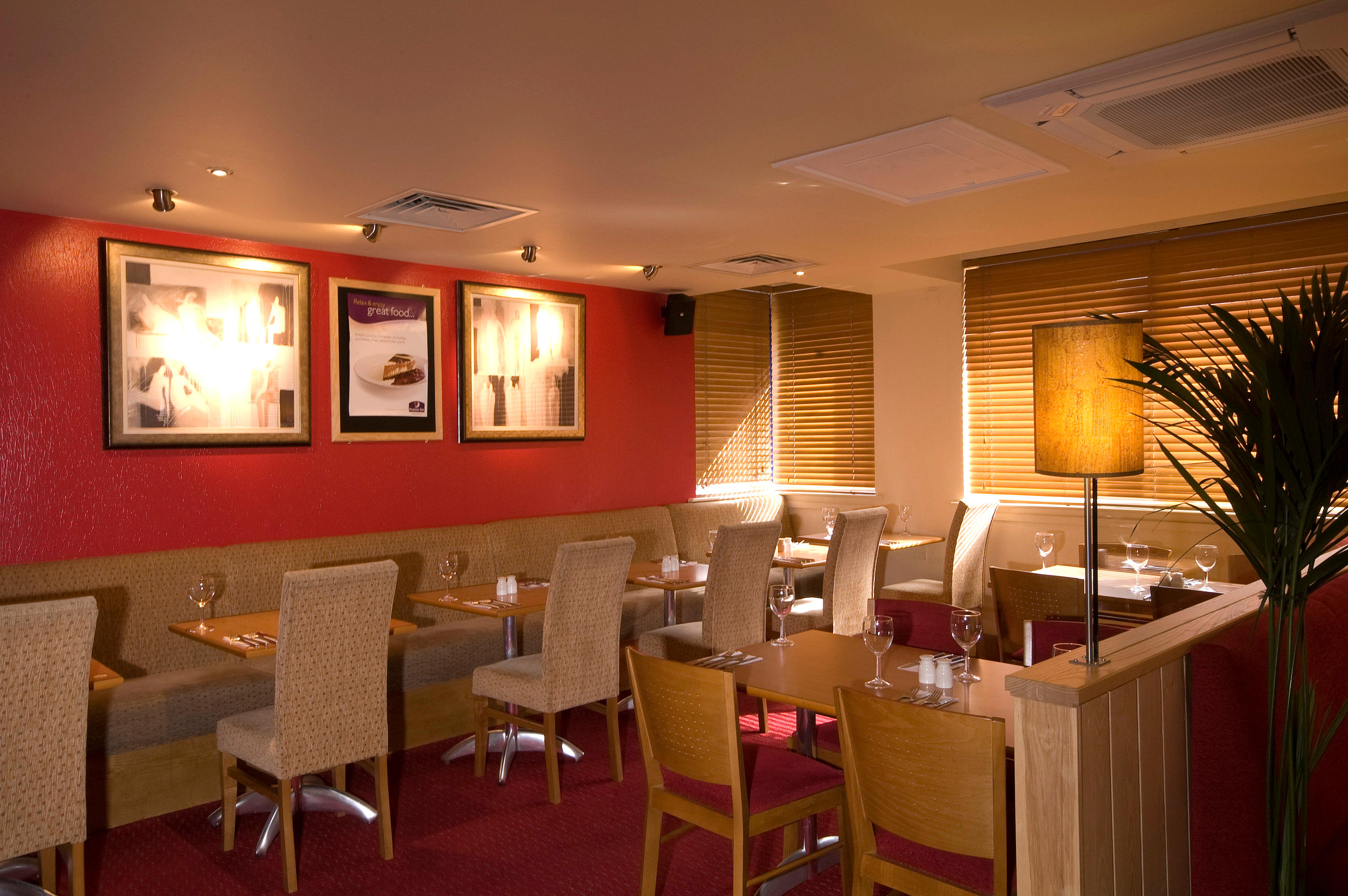 Thyme restaurant interior Premier Inn Aberdeen City Centre hotel Aberdeen 03337 773655