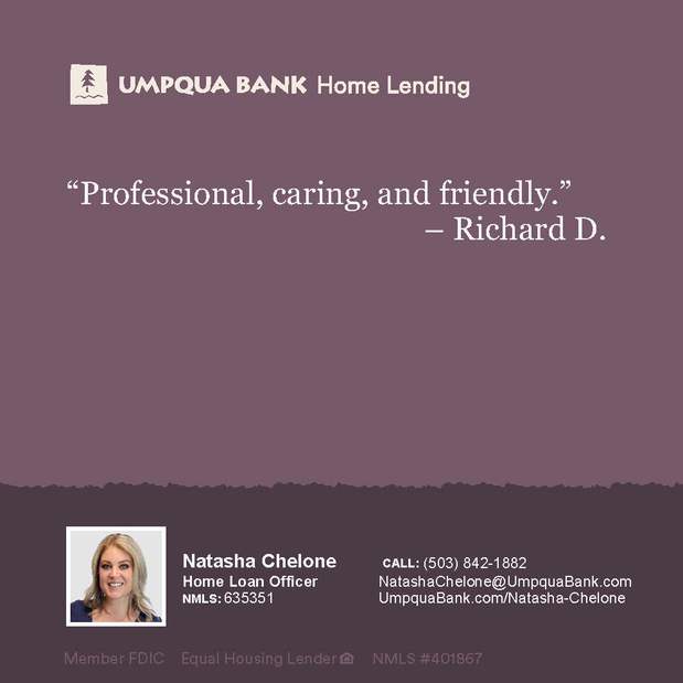 Images Natasha Chelone - Umpqua Bank Home Lending