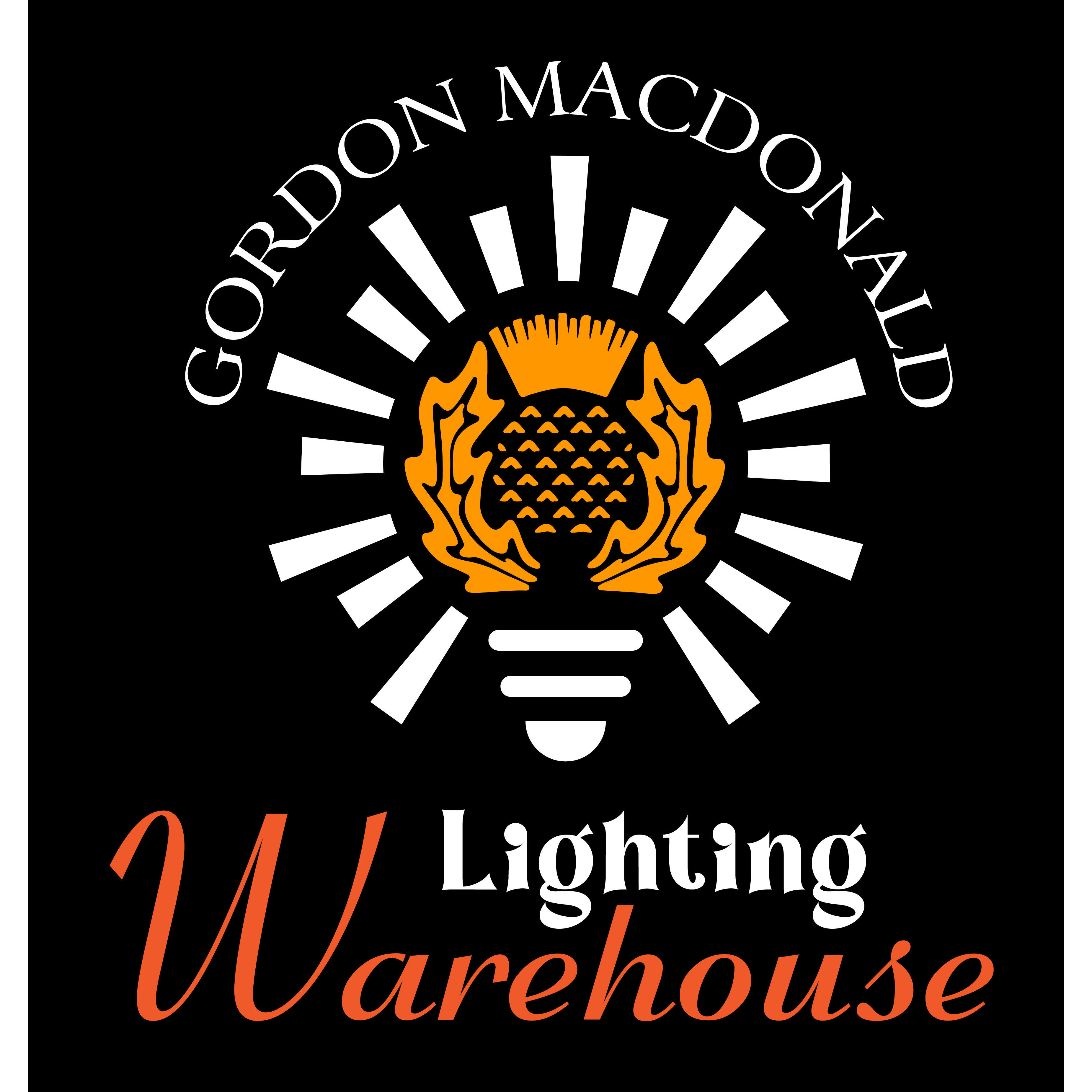 Lighting Warehouse by Gordon Macs Logo