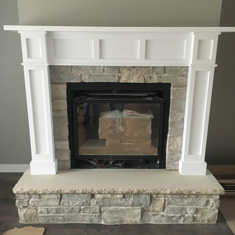 Fireplace install