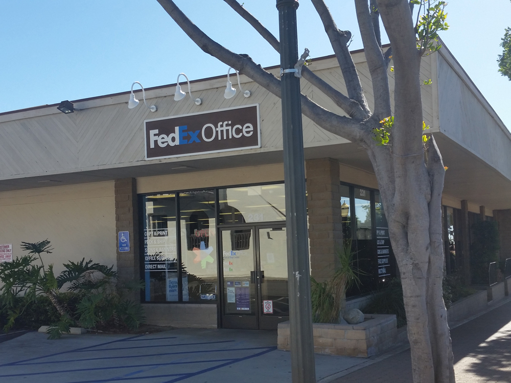 Exterior photo of FedEx Office location at 231 Avenida Del Mar\t Print quickly and easily in the self-service area at the FedEx Office location 231 Avenida Del Mar from email, USB, or the cloud\t FedEx Office Print & Go near 231 Avenida Del Mar\t Shipping boxes and packing services available at FedEx Office 231 Avenida Del Mar\t Get banners, signs, posters and prints at FedEx Office 231 Avenida Del Mar\t Full service printing and packing at FedEx Office 231 Avenida Del Mar\t Drop off FedEx packages near 231 Avenida Del Mar\t FedEx shipping near 231 Avenida Del Mar
