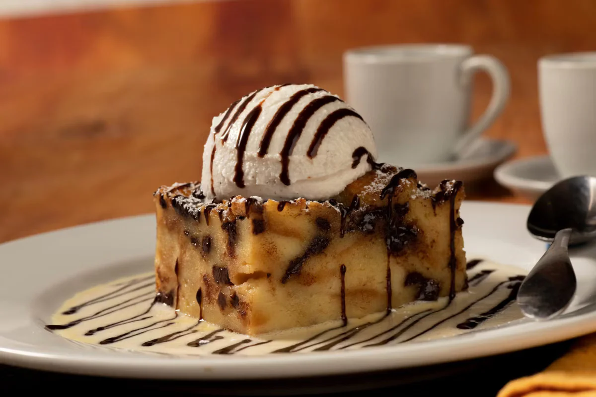 Chocolate Chip Bread Pudding - DESSERT