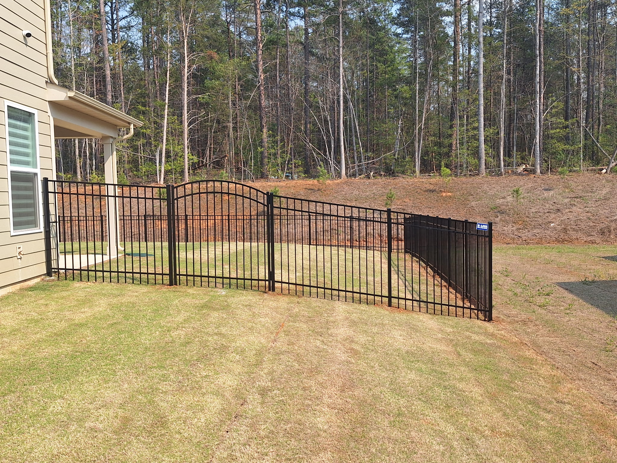 Aluminum Arch Gate install