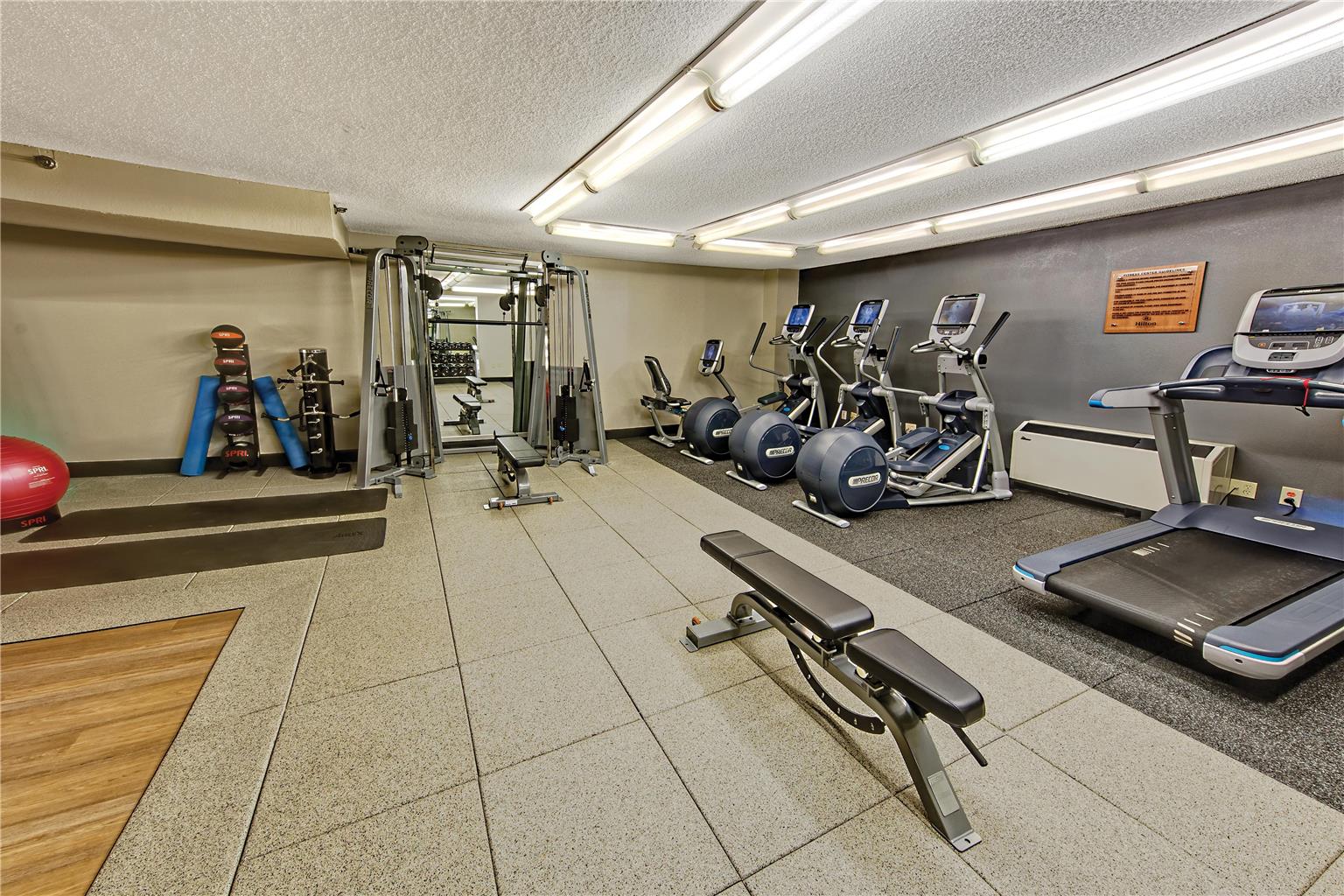 Health club  fitness center  gym