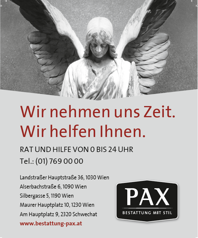 Bestattung PAX GmbH, Zentrale, Simmeringer Hauptstraße 281/1 in Wien