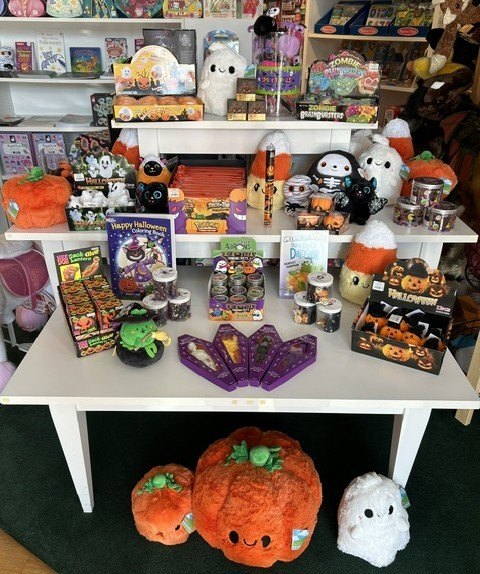 Kazoo Toys creates personalized Halloween Goody Bags filled with wrapped toys, festive goodies, and  