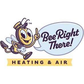 Bee Right There Heating & Air Logo