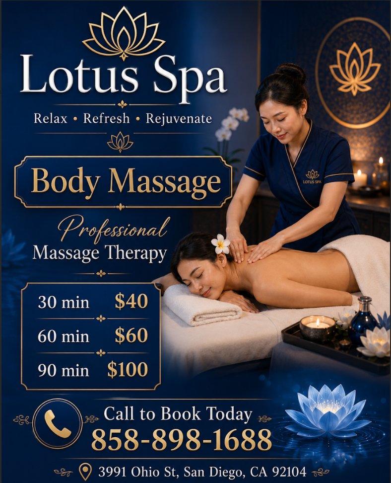 A traditional Swedish massage utilizing a system of techniques specially created to relax muscles by
applying pressure to increase oxygen flow through the body and release harmful toxins.