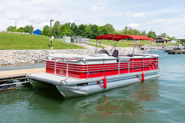 Images Pontoon Boat Rentals at Cherokee Outdoor Resort
