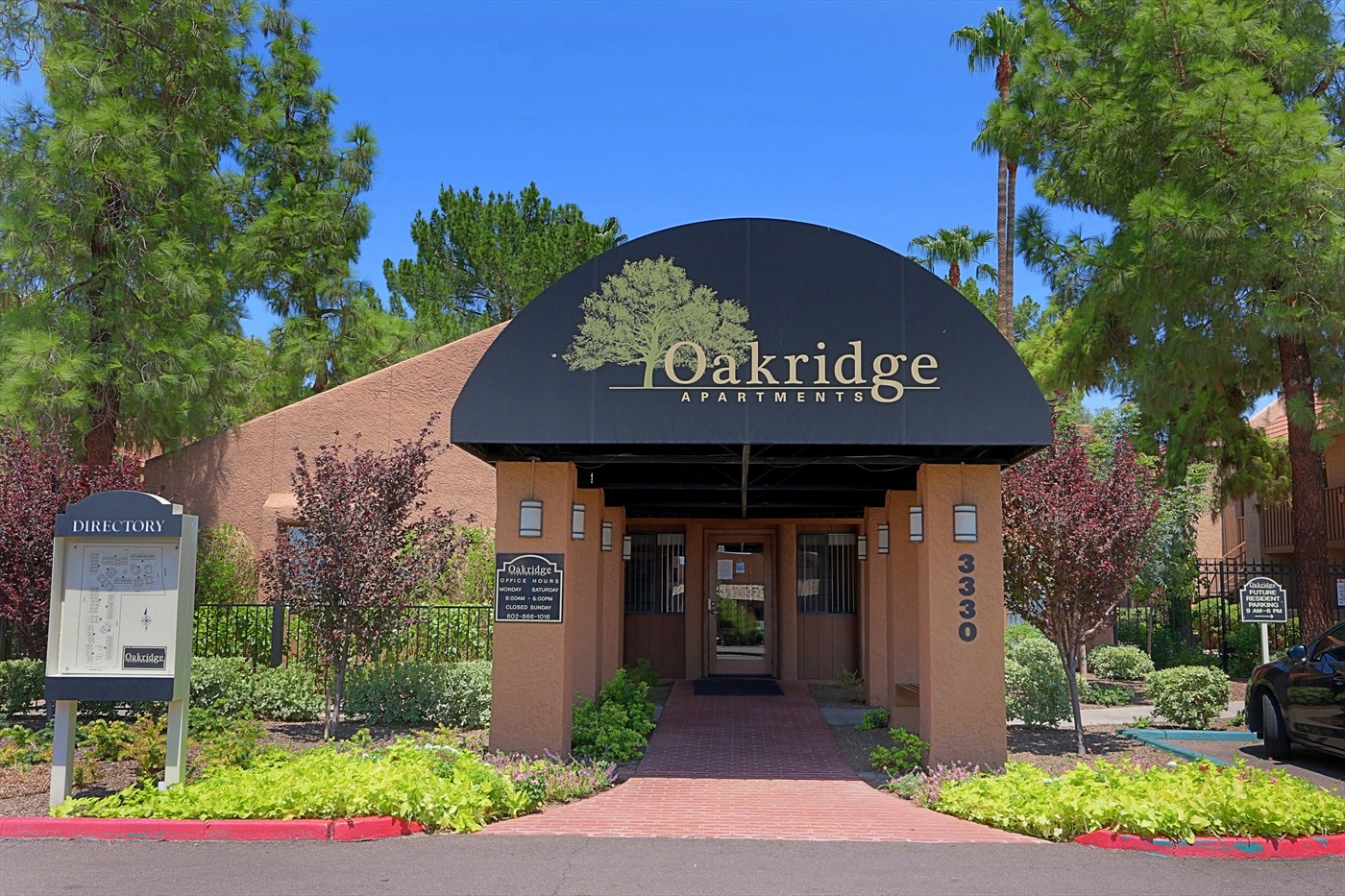 Vibrant Outdoor View of Leasing Office