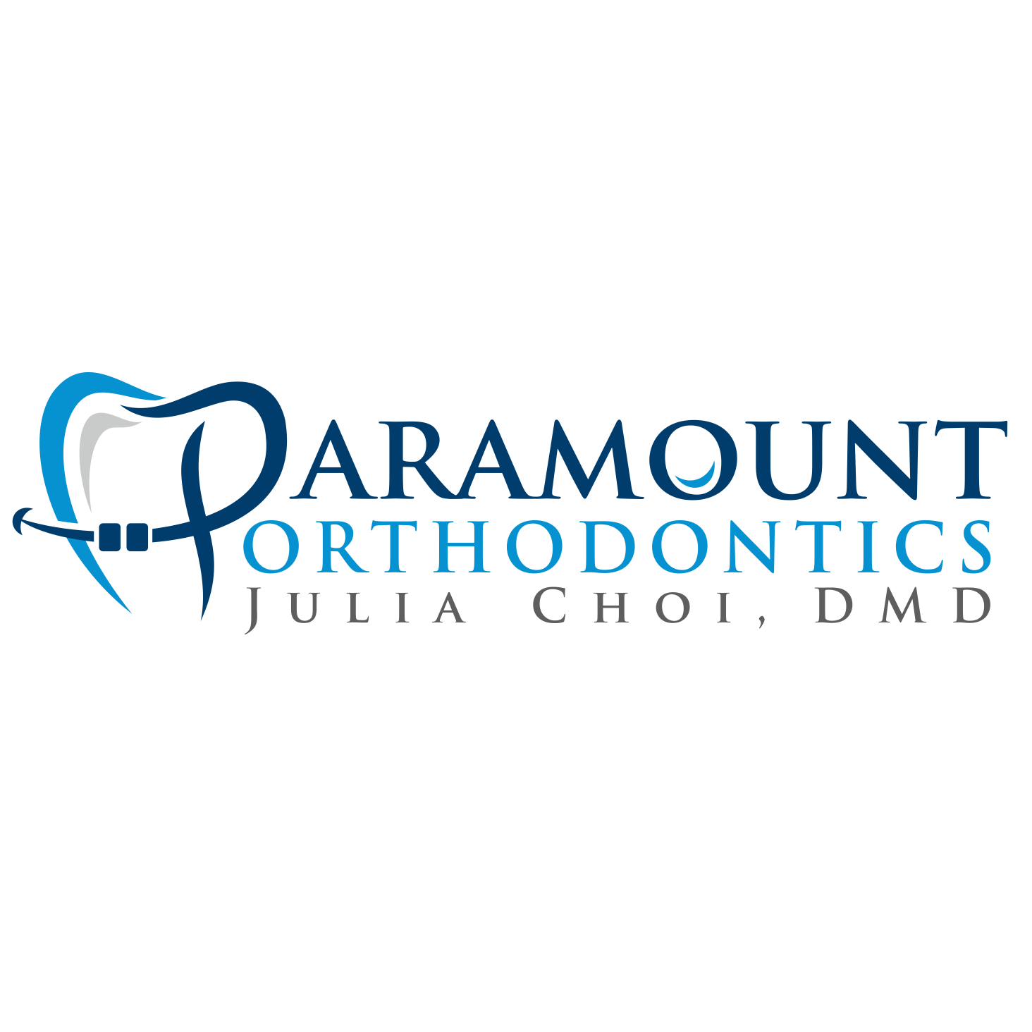Paramount Orthodontics - Julia Choi DMD & Derek Wong DDS Logo