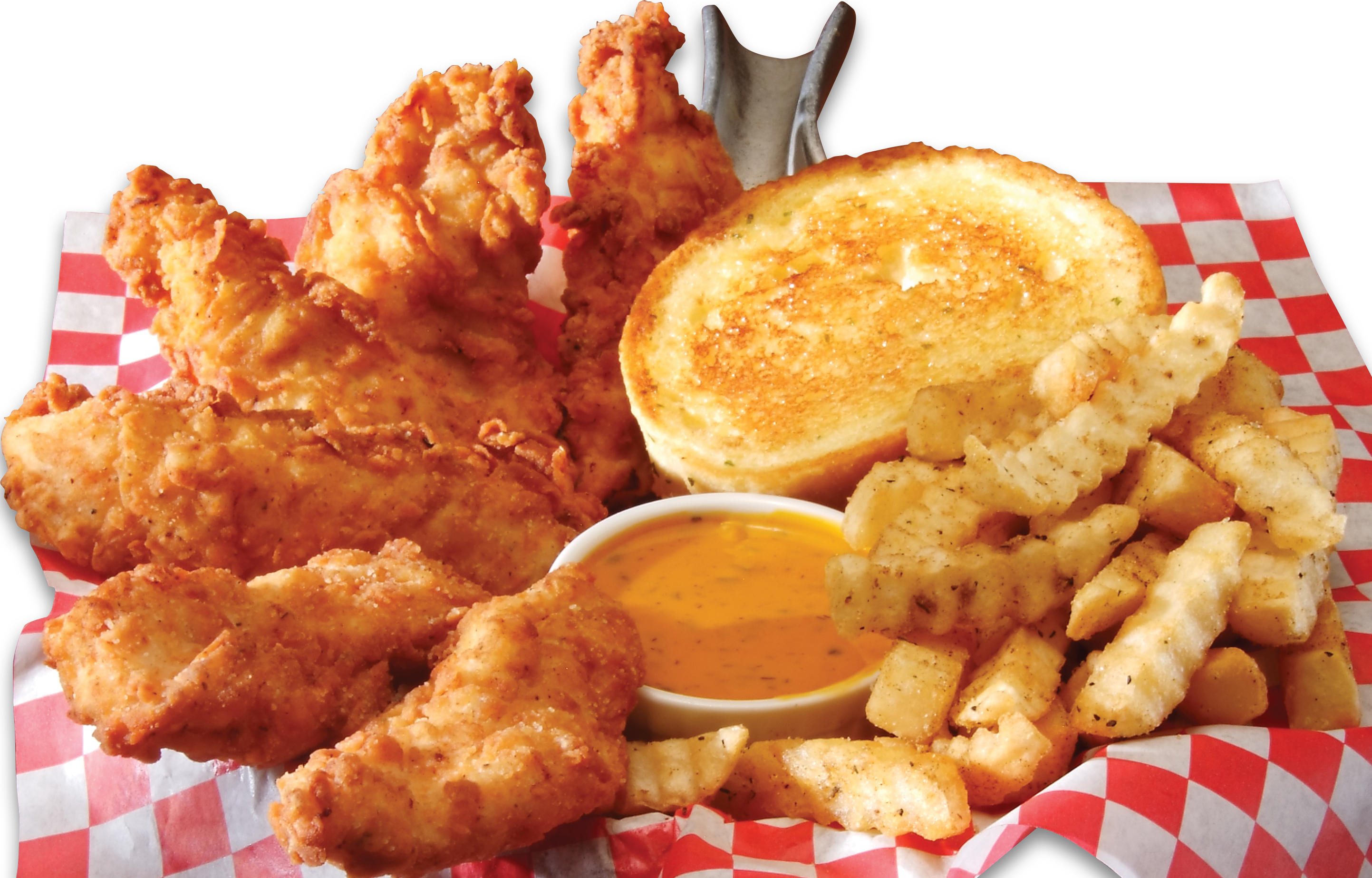 Chicken Tenders - Six hand-breaded tenders marinated in buttermilk and deep fried, served with choice of sauce
