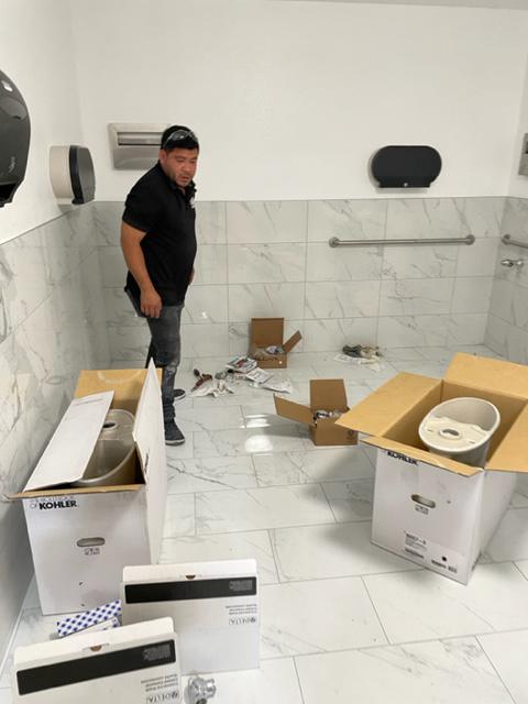 Samy's Plumbing- changing sinks