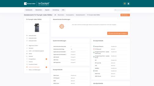 Bilder TA Triumph-Adler Schweiz AG