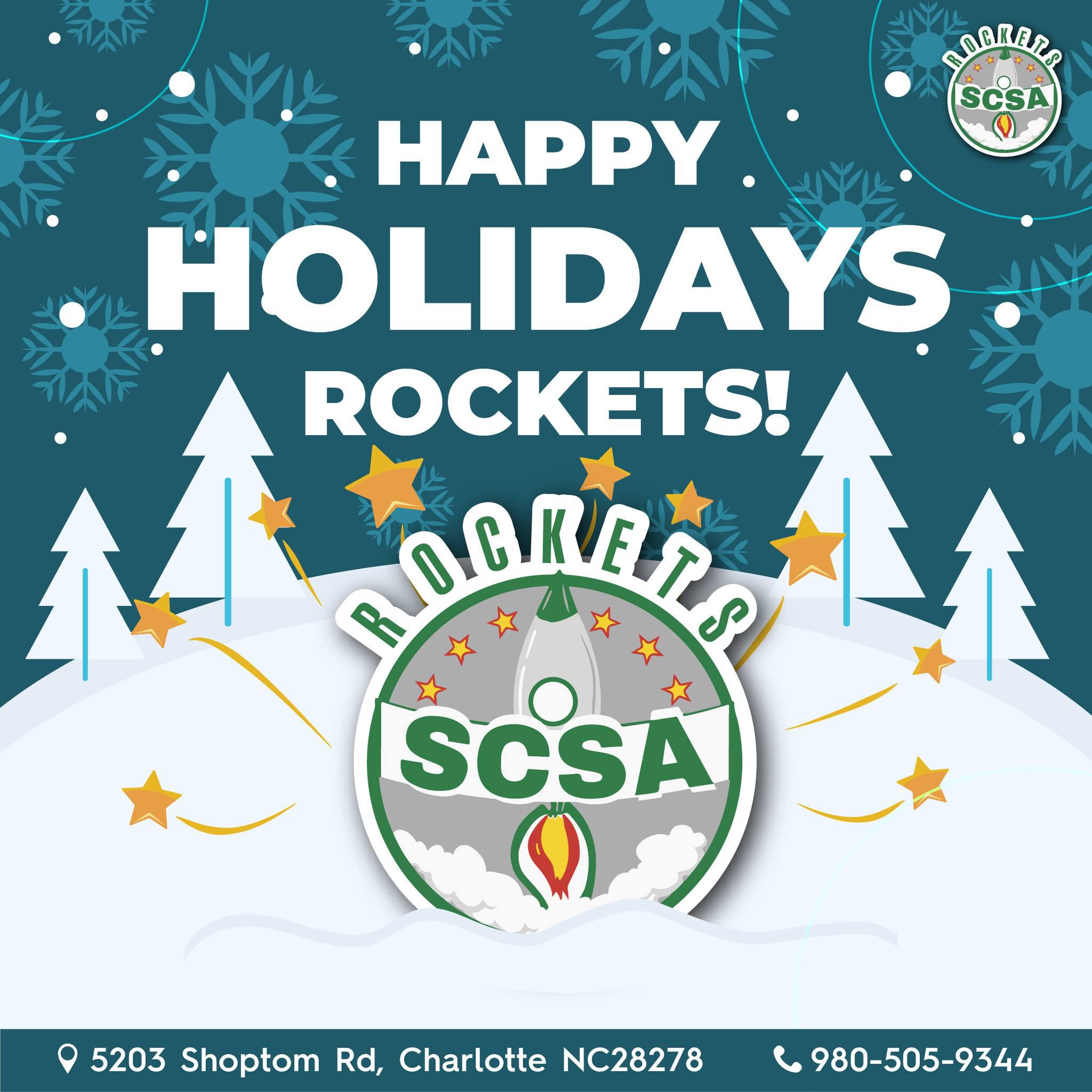 from the Southwest Charlotte STEM Academy staff and administration, we hope your holidays are filled with love, family, and happiness! Share your holiday pictures! Email them to scsa@edupix.org  HappyHolidays