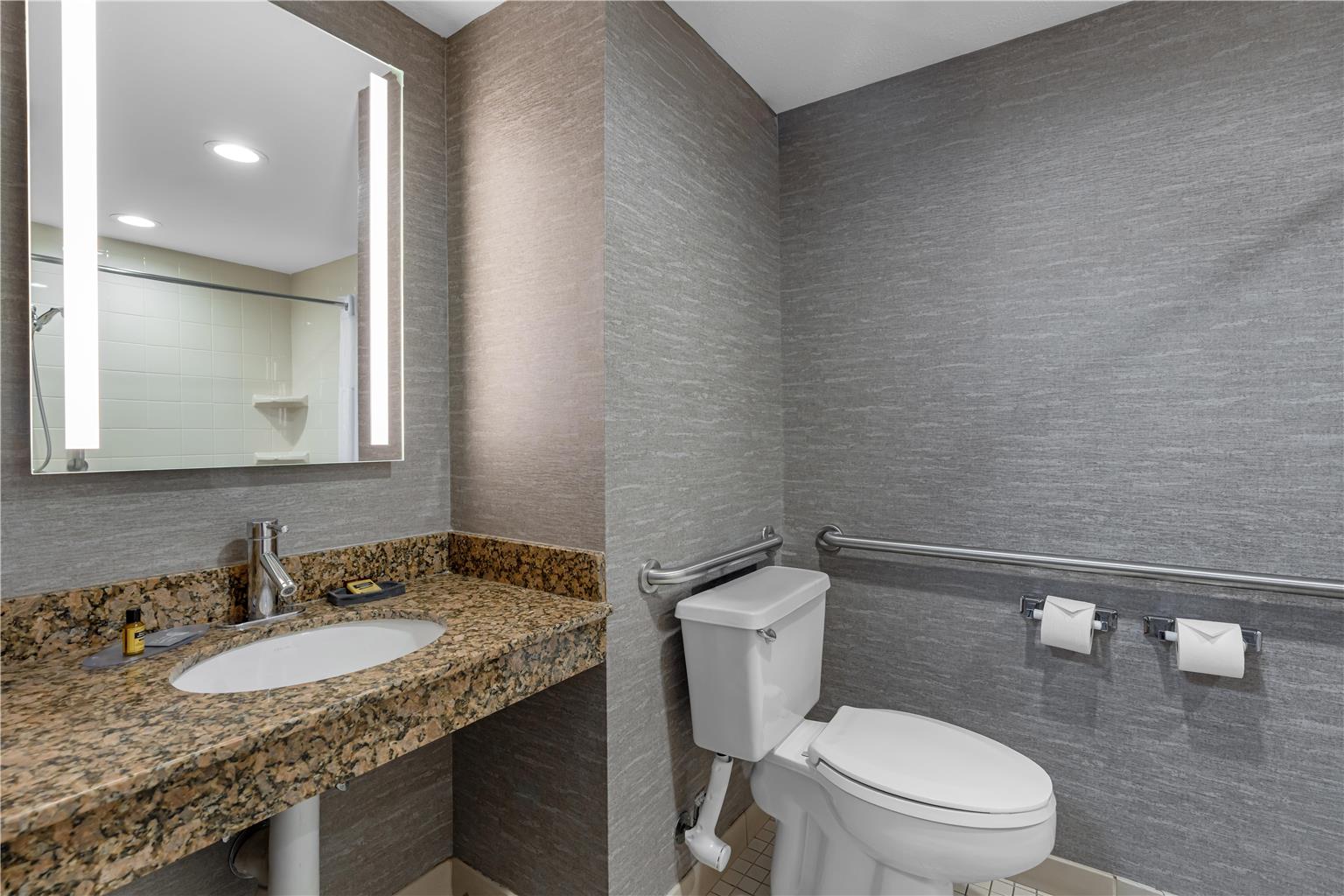 ADA - 1 King Bed w/ Roll In Shower