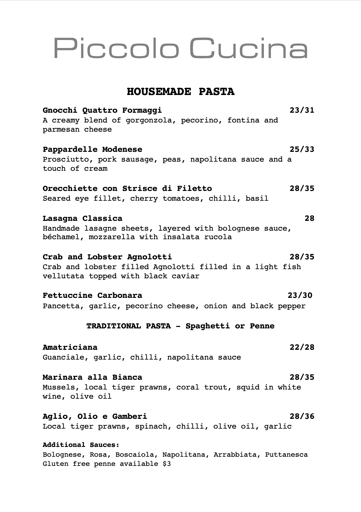 Images Piccolo Cucina