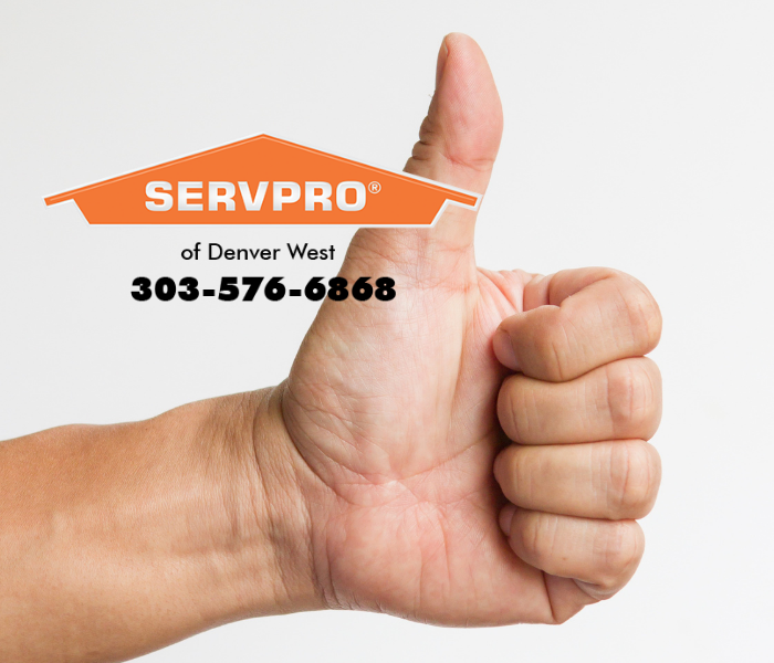 When you have a property damage emergency, SERVPROÂ® of Denver West is Here to Help. Â® Our highly trained technicians are on-call 24-hours a day, and in most cases can be onsite within four hours of your call.