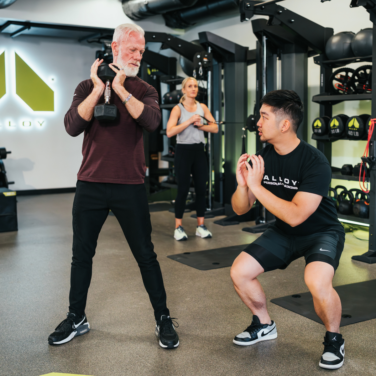Small Group Personal Training
Experience the benefits of personal training with the energy of a supportive community. At Alloy Personal Training Stonebrook Circle, our small-group personal training sessions are designed for adults who want expert coaching, personalized workouts, and lasting results.
Unlike traditional fitness classes, our sessions are limited to small groups, allowing coaches to provide individualized instruction, exercise modifications, and accountability. Every workout is tailored to your fitness level, helping you build strength, improve mobility, and reach your goals safely.
Whether you're new to exercise or looking for a more effective alternative to large group workouts, our proven training system delivers the guidance and motivation you need.
If you're searching for small-group personal training or fitness classes in Frisco, Alloy Personal Training Stonebrook Circle offers a smarter, more personalized approach to better health and fitness.