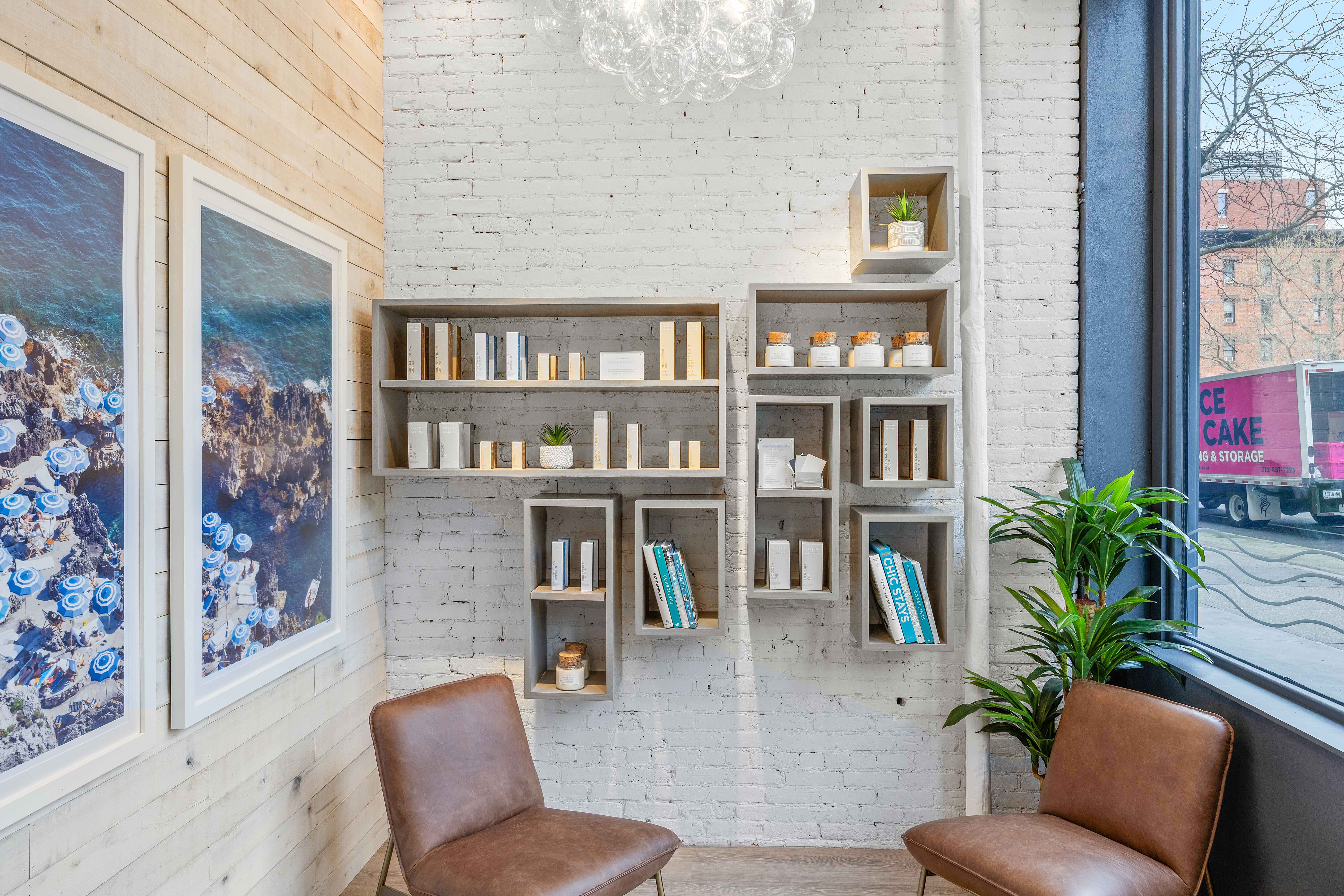 SUGARED + BRONZED product shelves