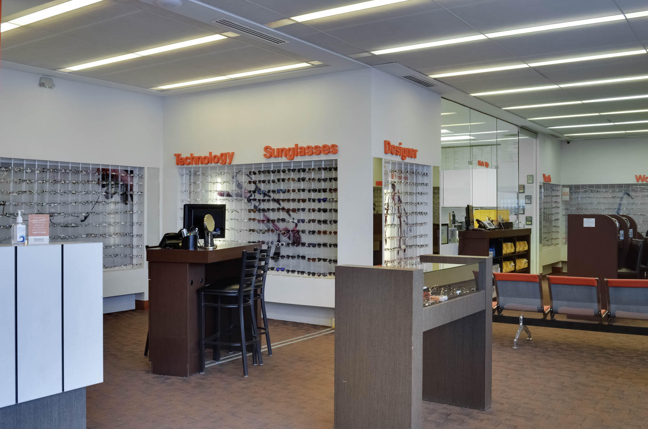 Store Interior at Stanton Optical store in Toledo, OH 43623