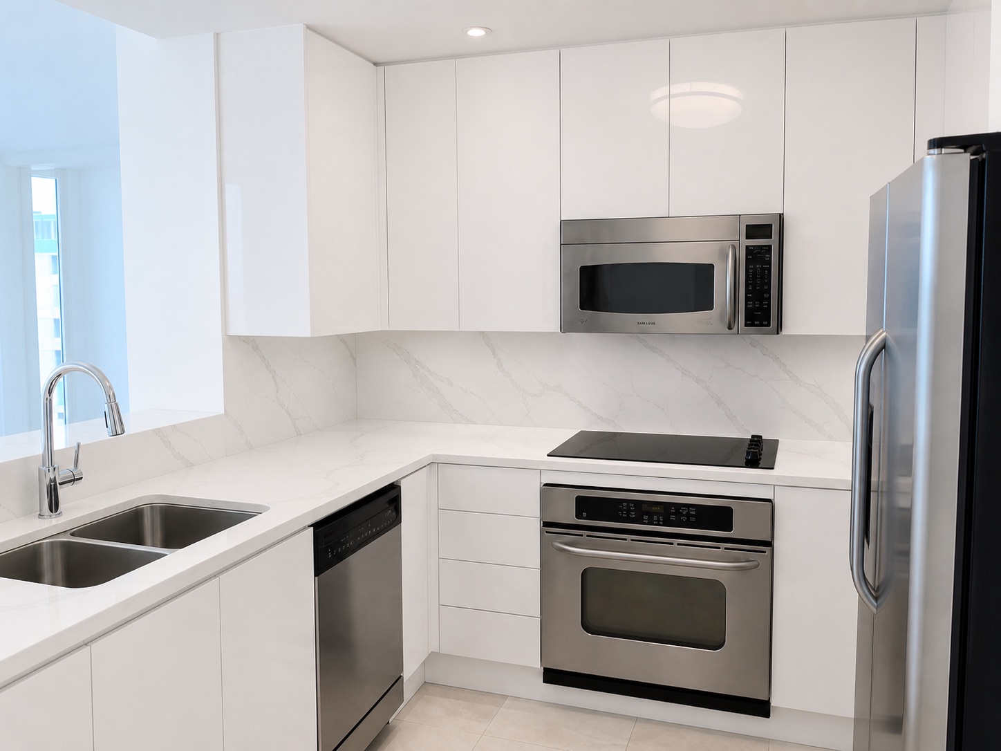 Cabinet refacing,
Refacing kitchen cabinets.