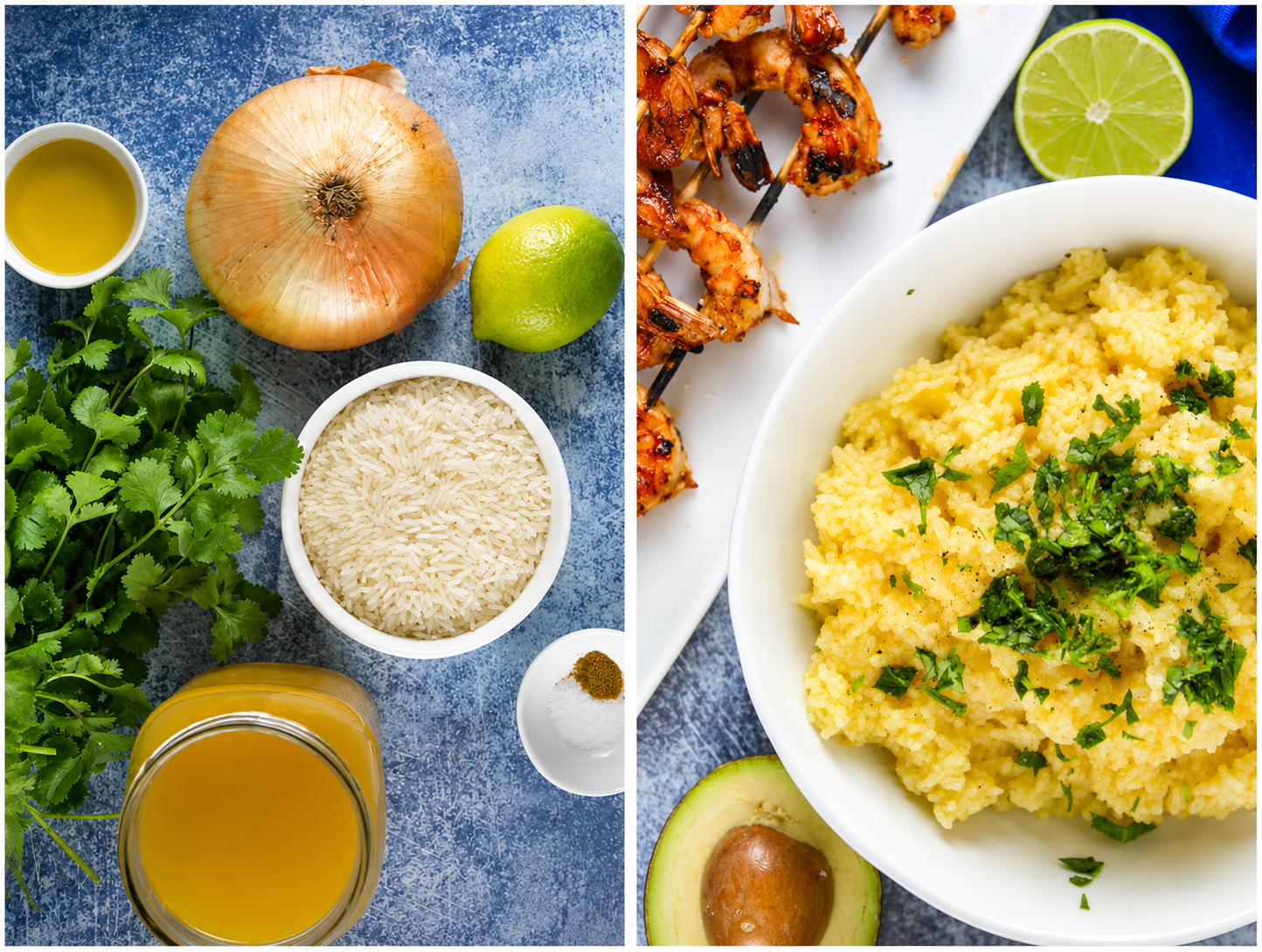 Fluffy cilantro lime rice made with fresh cilantro, zesty lime, and perfectly cooked rice for a bright, flavorful side dish. A delicious pairing for grilled meats, seafood, tacos, burritos, and your favorite Mexican-inspired meals.