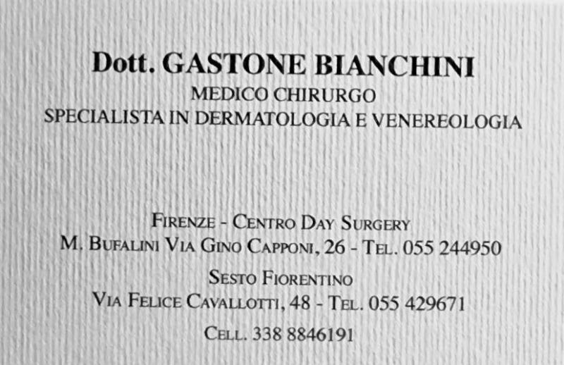 Gallery Cliente Bianchini dr. Gastone Dermatologo e Venereologo Firenze 055 244950