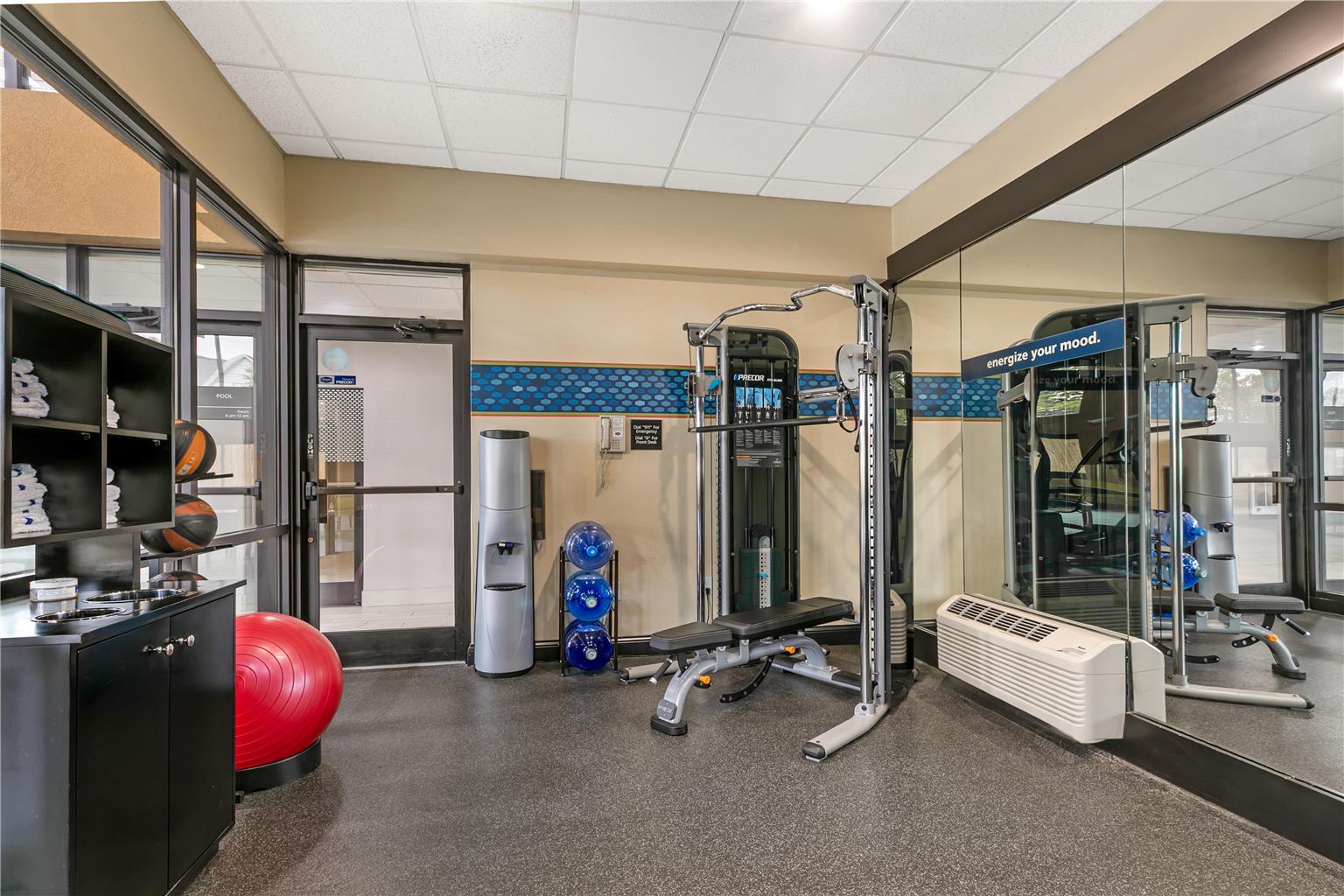 Health club  fitness center  gym 