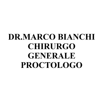 Dr.Marco Bianchi Chirurgo Generale Proctologo Logo