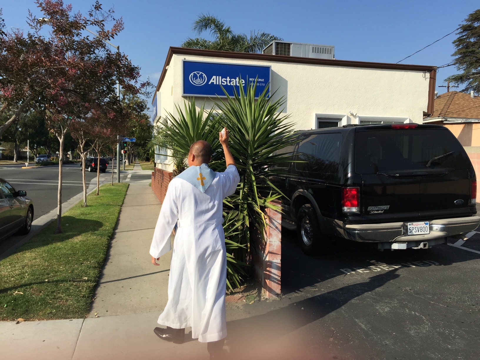 Father Blessing The Office