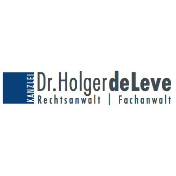Logo Dr. Holger de Leve Rechtsanwalt