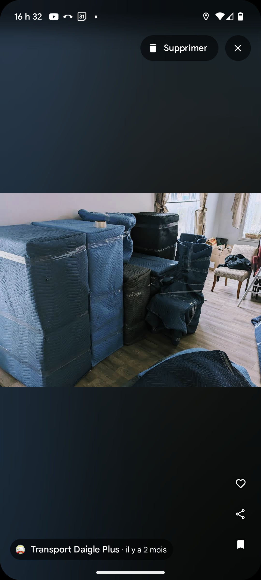 Images Transport Daigle Plus Déménageurs à Sherbrooke résidentiel et commercial