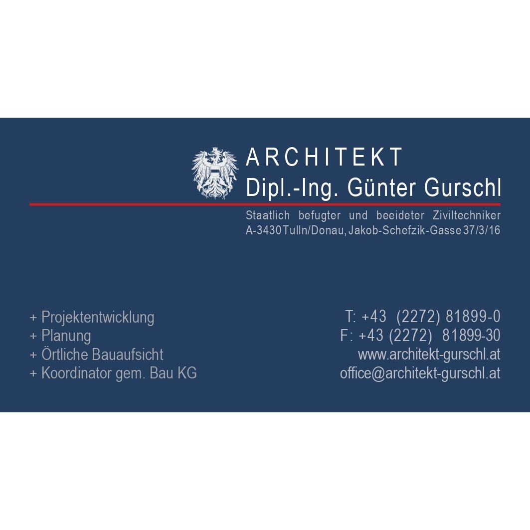 Architekt DI Günter Gurschl