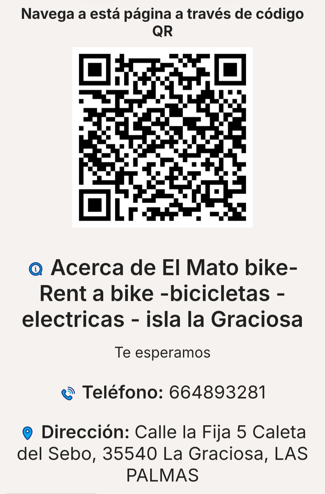 Images El Mato bike- Rent a bike -bicicletas -electricas - isla la Graciosa