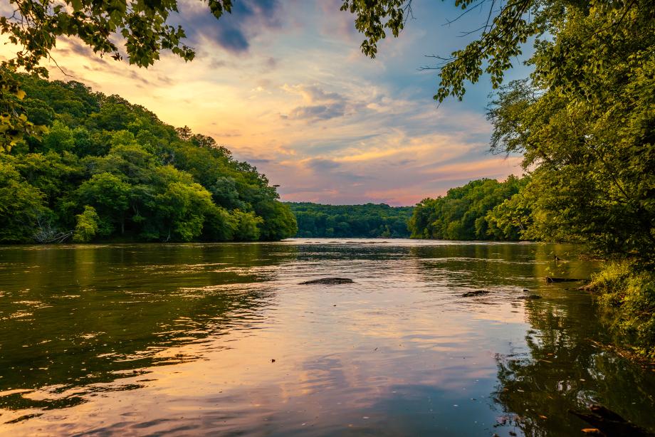 Take in the views of the nearby Chattahoochee River