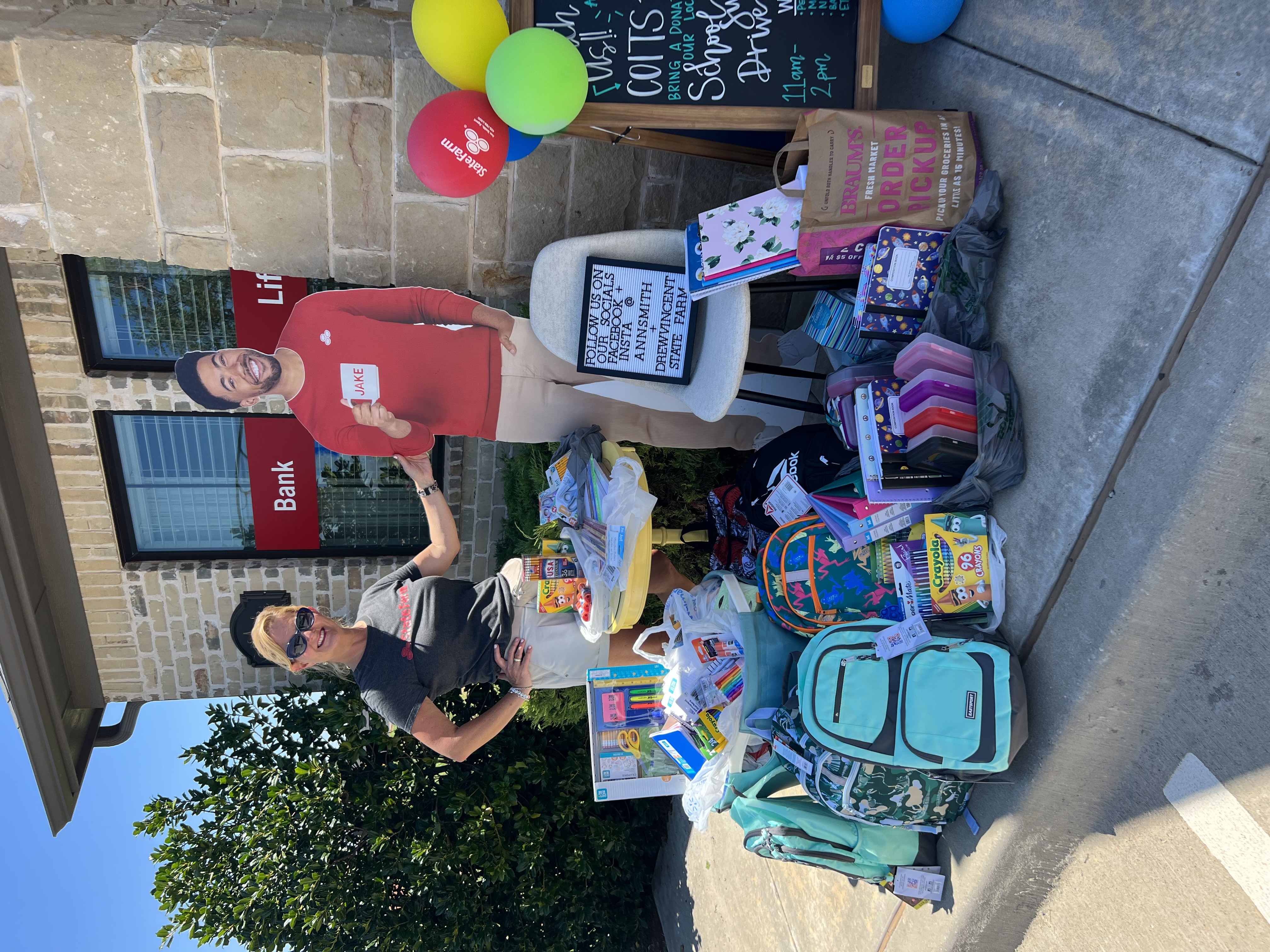 My team and I love giving back to our local community! 