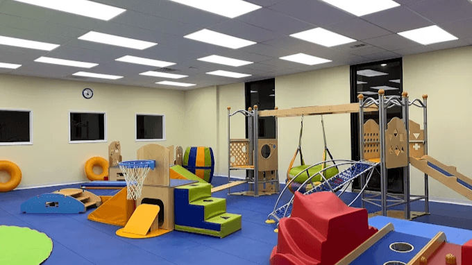 Give your child space to move, explore, and follow their curiosity in our colorful indoor play area in Cypress. Every visit offers new opportunities to build physical, cognitive, and social skills through play.